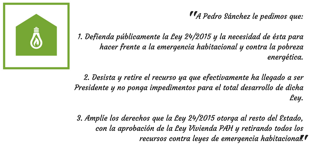 Lee más sobre el artículo Carta a Pedro Sánchez