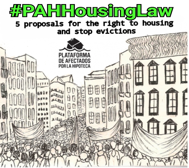 Lee más sobre el artículo Thanks to social pressure the PAH Housing Law enters the Spanish Congress