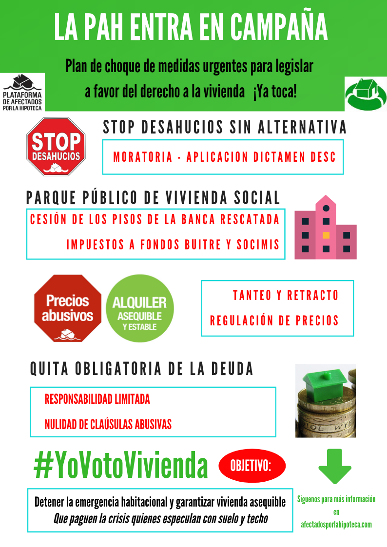 Lee más sobre el artículo La PAH entra en campaña