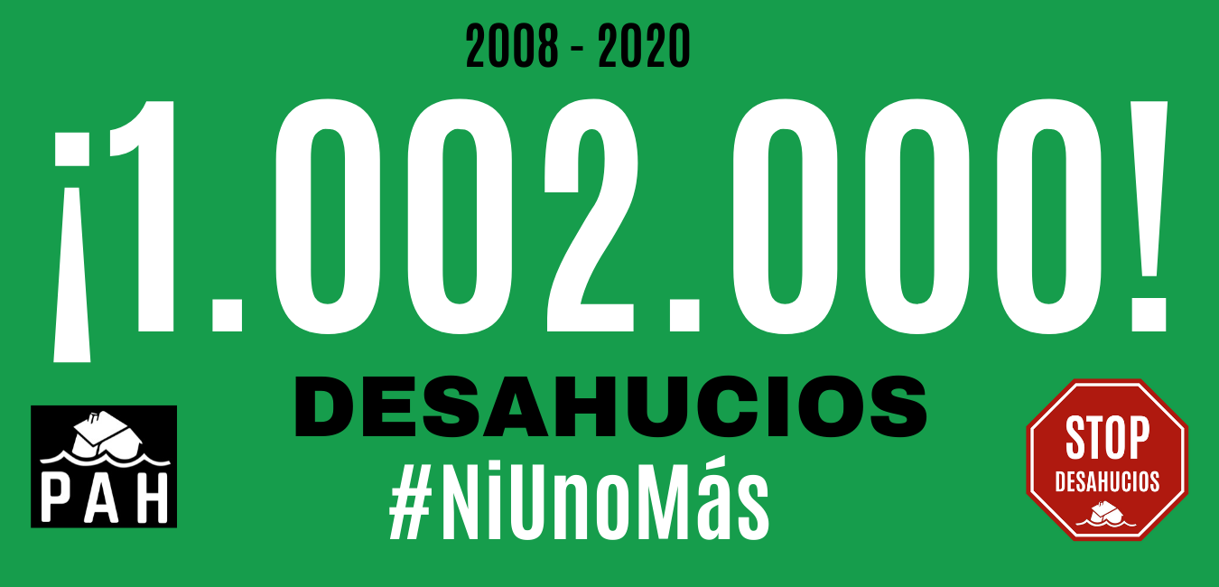 En este momento estás viendo Desde 2008 se han producido 1.002.000 desahucios