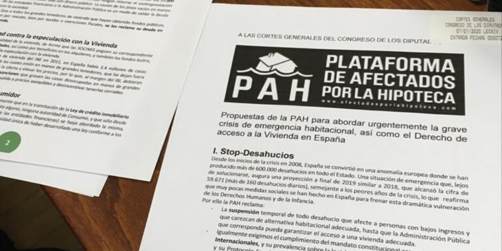 En este momento estás viendo La PAH tenemos un plan para garantizar la vivienda para todas