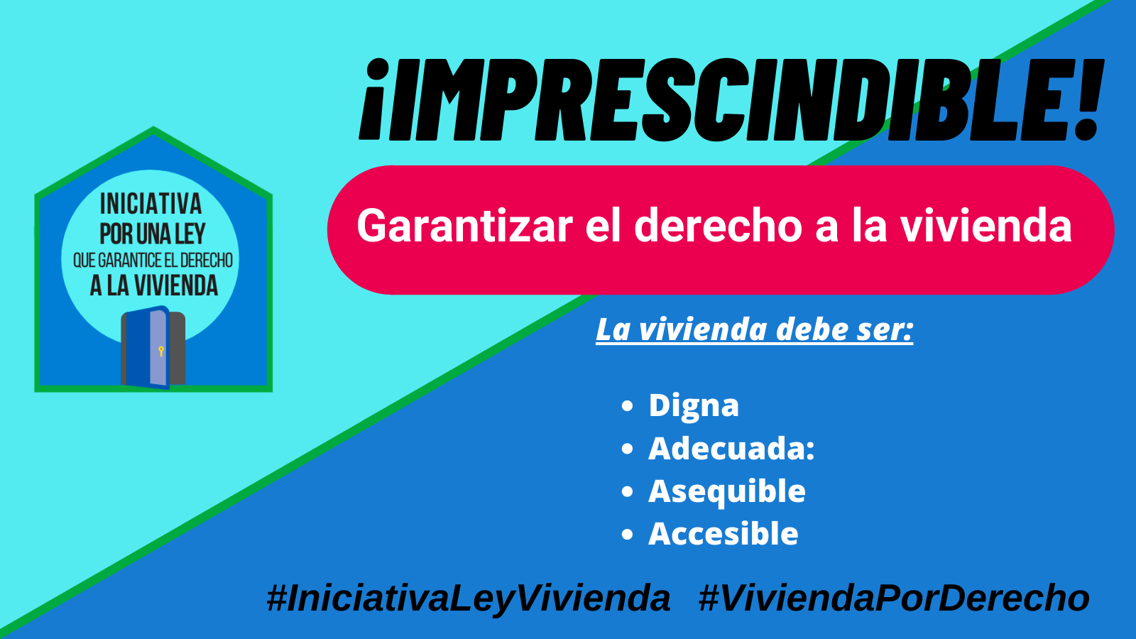 Lee más sobre el artículo La futura Ley de Vivienda debe, ante todo, garantizar la vivienda como Derecho fundamental
