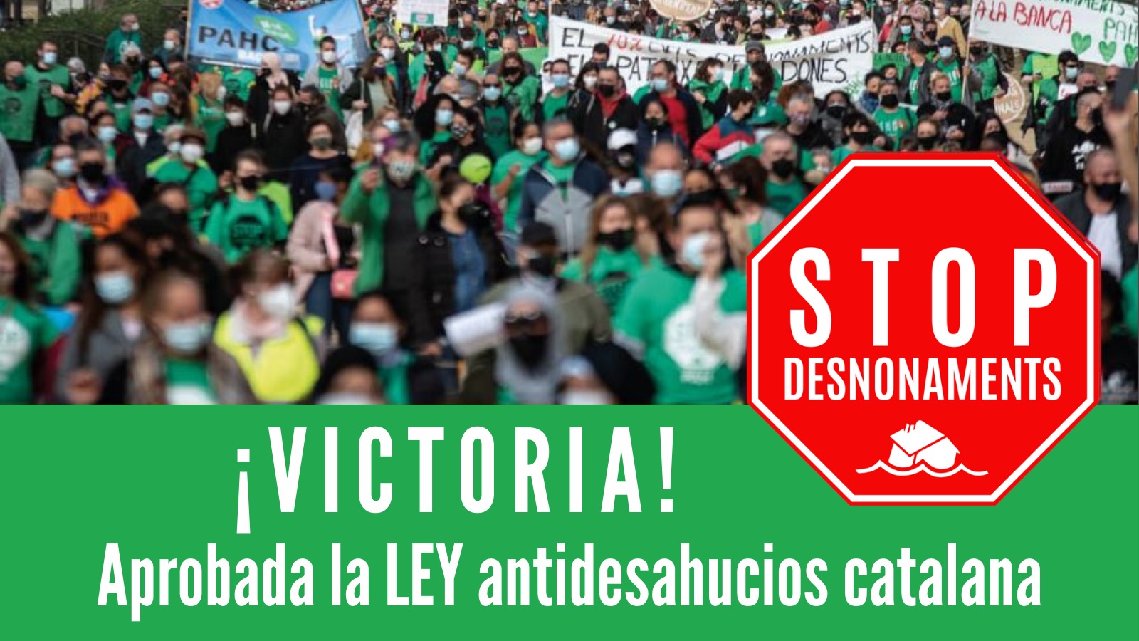 Lee más sobre el artículo La nueva Ley Stop Desahucios catalana ya es una realidad