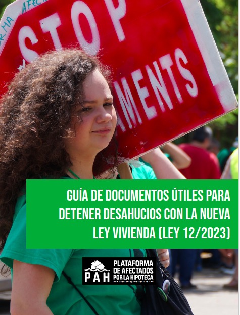 Lee más sobre el artículo [Nota prensa] Presentamos unos nuevos documentos útiles para detener desahucios y demandas judiciales de grandes propietarios contra familias vulnerables